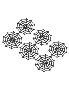BELLIFFY 50 Piezas Arañas de Plástico para Halloween, Adorno Negro | Decoración Temática, Uso Exterior y Fiesta Zombie, Acabado