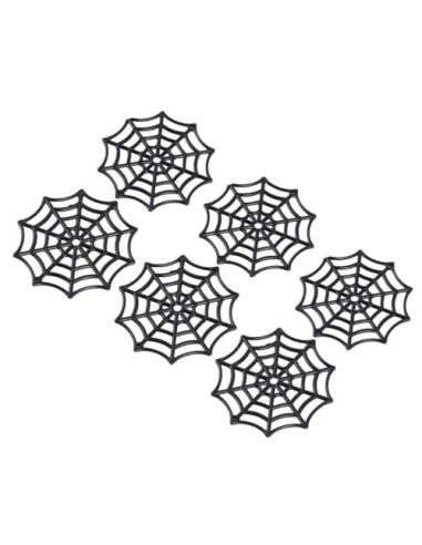 BELLIFFY 50 Piezas Arañas de Plástico para Halloween, Adorno Negro | Decoración Temática, Uso Exterior y Fiesta Zombie, Acabado