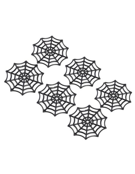 BELLIFFY 50 Piezas Arañas de Plástico para Halloween, Adorno Negro | Decoración Temática, Uso Exterior y Fiesta Zombie, Acabado