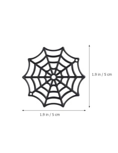 BELLIFFY 50 Piezas Arañas de Plástico para Halloween, Adorno Negro | Decoración Temática, Uso Exterior y Fiesta Zombie, Acabado 2