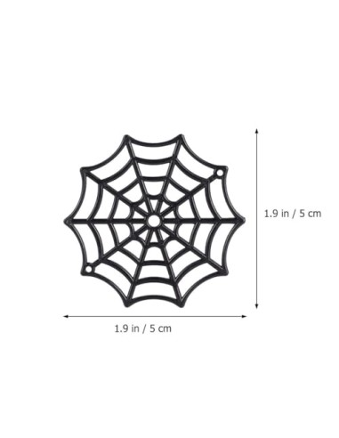 BELLIFFY 50 Piezas Arañas de Plástico para Halloween, Adorno Negro | Decoración Temática, Uso Exterior y Fiesta Zombie, Acabado