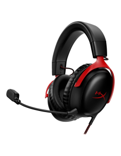 Auriculares gaming HyperX Cloud III negro y rojo con micrófono desmontable 1