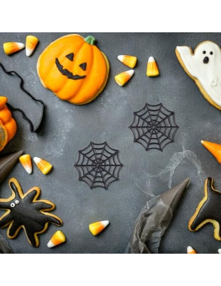 BELLIFFY 50 Piezas Arañas de Plástico para Halloween, Adorno Negro | Decoración Temática, Uso Exterior y Fiesta Zombie, Acabado