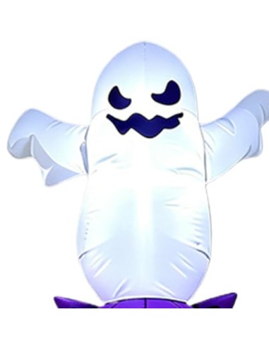 Decoración Hinchable Halloween Fantasma Y Calabaza Hinchable LED