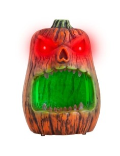 Funny Fashion Decoración de Halloween con calabaza mordedora - Animatronic | 33 cm