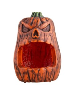 Funny Fashion Decoración de Halloween con calabaza mordedora - Animatronic | 33 cm 2