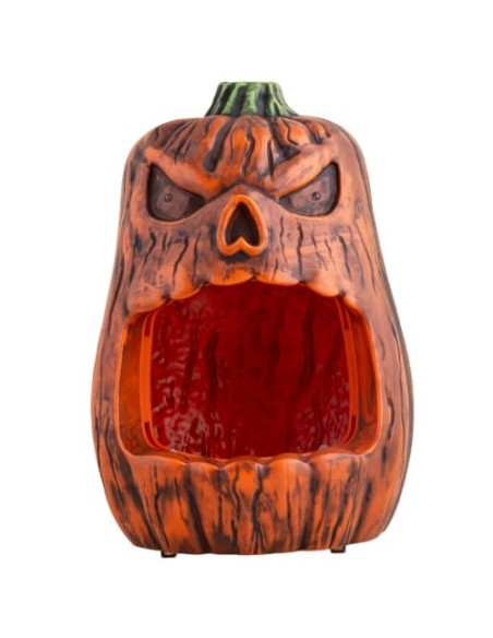 Funny Fashion Decoración de Halloween con calabaza mordedora - Animatronic | 33 cm