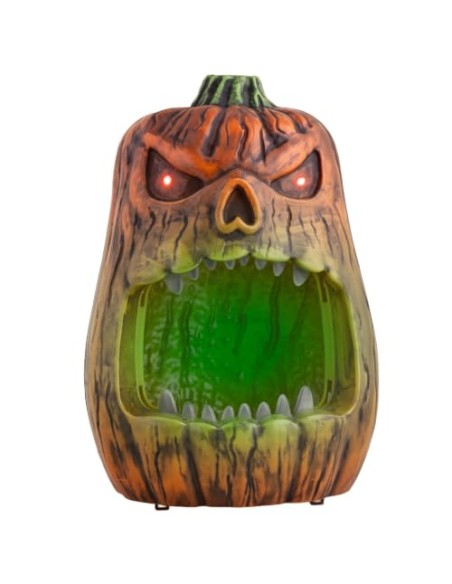 Funny Fashion Decoración de Halloween con calabaza mordedora - Animatronic | 33 cm