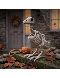 Esqueletos de Animales Decoración de Esqueleto de Halloween, Apoyo de articulaciones móviles, Decoraciones Interiores de 2