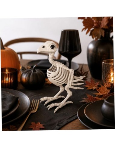 Esqueletos de Animales Decoración de Esqueleto de Halloween, Apoyo de articulaciones móviles, Decoraciones Interiores de