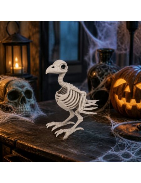 Esqueletos de Animales Decoración de Esqueleto de Halloween, Apoyo de articulaciones móviles, Decoraciones Interiores de