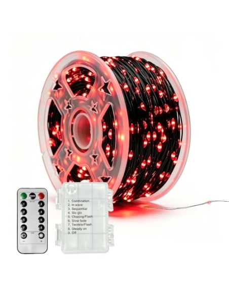 Halloween Guirnalda Luces, 20M 200LED Halloween Guirnaldas de Luces a Pilas