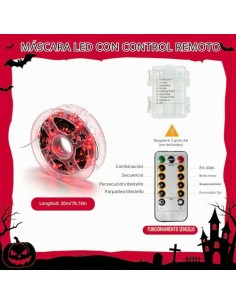 Halloween Guirnalda Luces, 20M 200LED Halloween Guirnaldas de Luces a Pilas 2