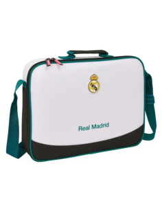 Cartera escolar Real Madrid Safta Equipación 26/27 vista frontal