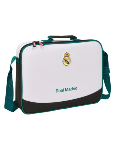 Cartera escolar Real Madrid Safta Equipación 26/27 vista frontal