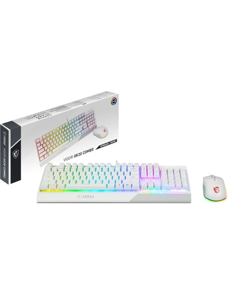 MSI Vigor GK30 Combo teclado gaming RGB español y ratón GM11 5000 DPI