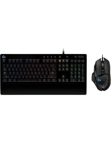 Logitech G502 HERO y G213 Prodigy pack teclado gaming RGB español y ratón