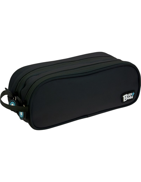 Bits & Bobs estuche escolar doble con dos compartimentos