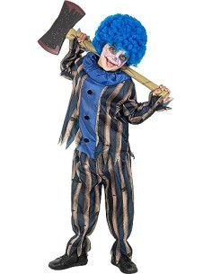 Funidelia | Disfraz de payaso terrorífico para niño Payaso, Payaso Asesino, Halloween, Terror - Disfraz para niños y divertidos