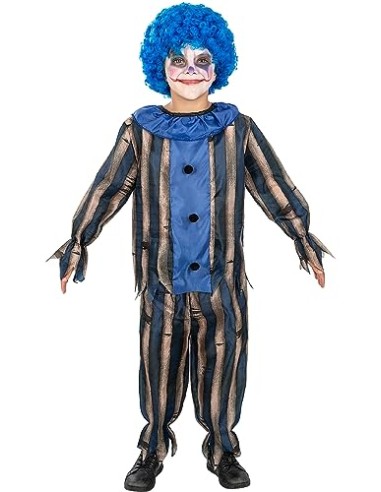 Funidelia | Disfraz de payaso terrorífico para niño Payaso, Payaso Asesino, Halloween, Terror - Disfraz para niños y divertidos