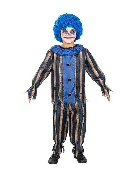 Funidelia | Disfraz de payaso terrorífico para niño Payaso, Payaso Asesino, Halloween, Terror - Disfraz para niños y divertidos