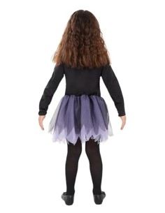 Funidelia Disfraz de esqueleto para niña, Incluye vestido con tutú que brilla en la oscuridad, Talla 3-4 años, Calavera - Traje 2