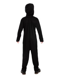 Funidelia Disfraz de esqueleto para niño, Incluye mono con capucha, Talla 10-12 años, Calavera - Traje para niños para fiestas, 2