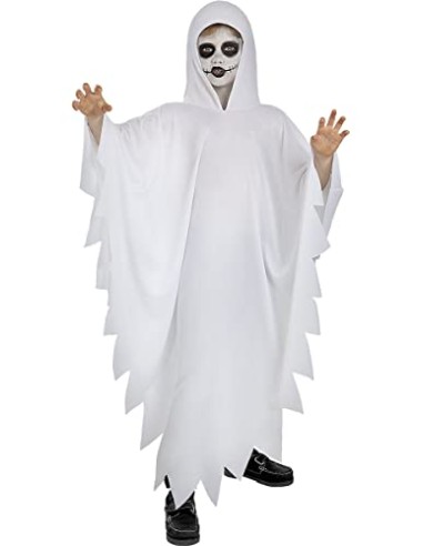 Funidelia | Disfraz de fantasma para niño y niña - Terror, Halloween - Disfraz para niños y divertidos accesorios para Fiestas,