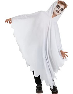 Funidelia | Disfraz de fantasma para niño y niña - Terror, Halloween - Disfraz para niños y divertidos accesorios para Fiestas, 2