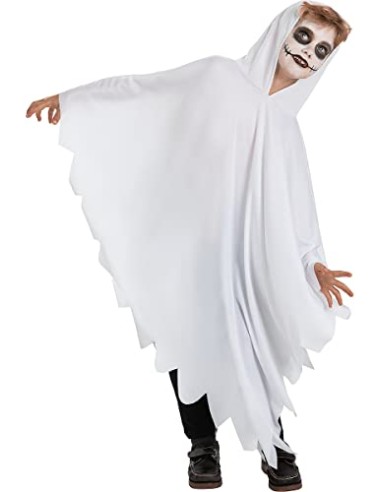 Funidelia | Disfraz de fantasma para niño y niña - Terror, Halloween - Disfraz para niños y divertidos accesorios para Fiestas,