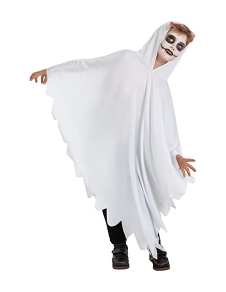 Funidelia | Disfraz de fantasma para niño y niña - Terror, Halloween - Disfraz para niños y divertidos accesorios para Fiestas,