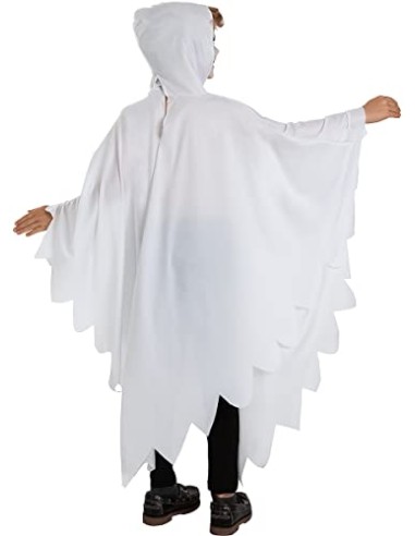 Funidelia | Disfraz de fantasma para niño y niña - Terror, Halloween - Disfraz para niños y divertidos accesorios para Fiestas,