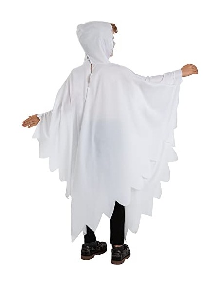Funidelia | Disfraz de fantasma para niño y niña - Terror, Halloween - Disfraz para niños y divertidos accesorios para Fiestas,