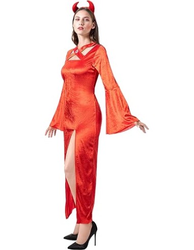 Funidelia | Disfraz de diablesa sacerdotisa para mujer - Demonio, Diablo, Halloween, Terror - Disfraz para adultos y divertidos