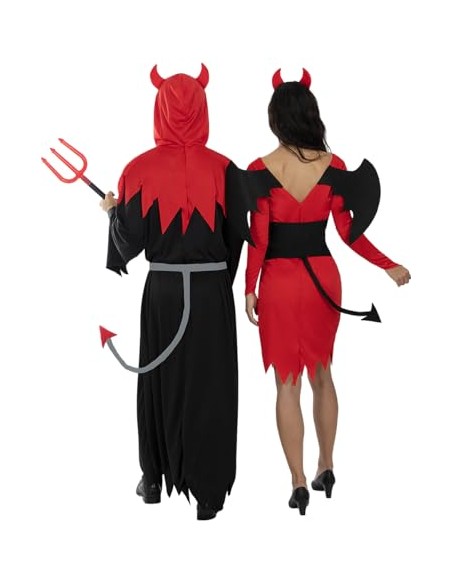 Funidelia | Disfraz de diablo para hombre - Demonio, Diablo, Terror - Disfraz para adultos y divertidos accesorios para Fiestas,