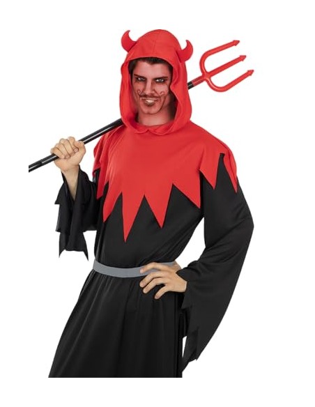 Funidelia | Disfraz de diablo para hombre - Demonio, Diablo, Terror - Disfraz para adultos y divertidos accesorios para Fiestas,