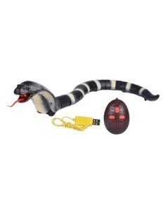 Luwecf Juguete Realista de Serpiente RC, Serpiente de, Juguete Infrarrojo RC, Animal, Serpiente de Control Remoto para Regalo