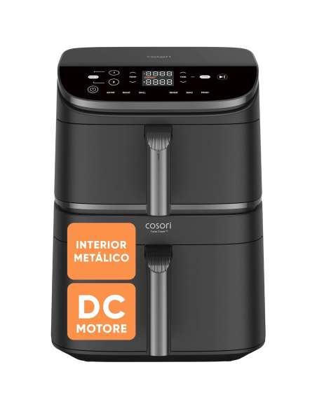 COSORI Freidora de Aire 10,8 L Turbo Tower Doble Cesta Vertical