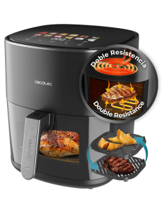 Cecotec Cecofry&Grill Duoheat 6500 freidora de aire 6,5 L vista frontal