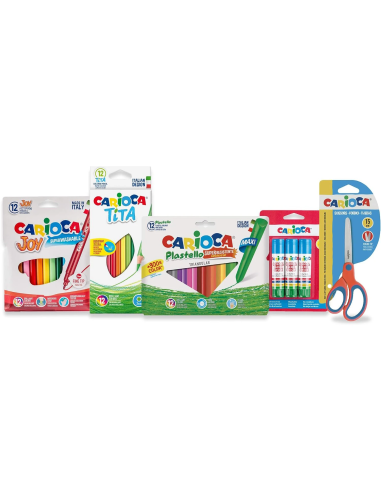 CARIOCA Set Todo Para El Cole 40 piezas material escolar