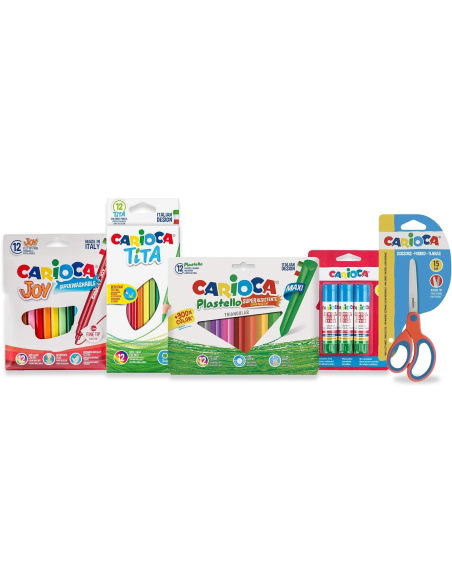 CARIOCA Set Todo Para El Cole 40 piezas material escolar