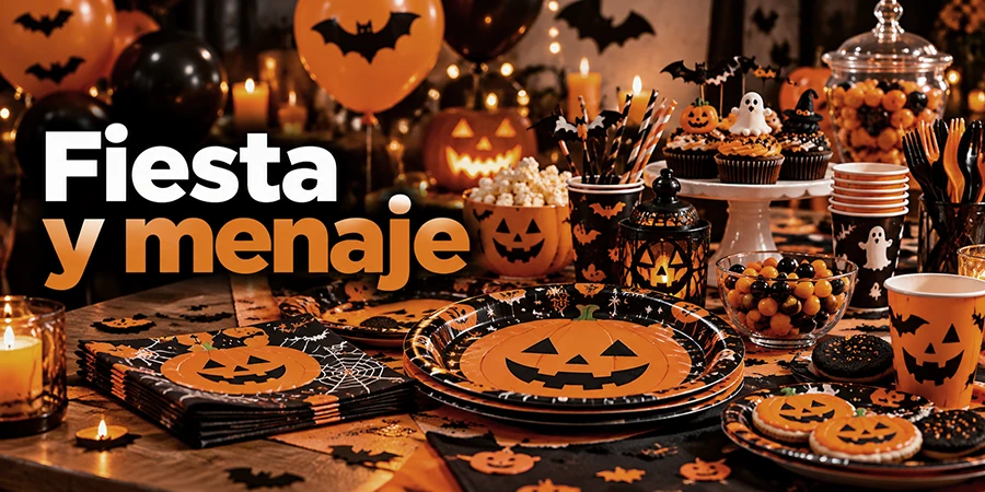 Fiesta y menaje para Halloween