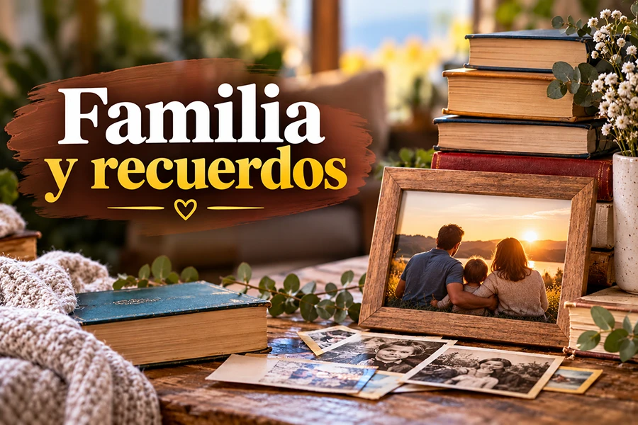 Libros de familia y recuerdos